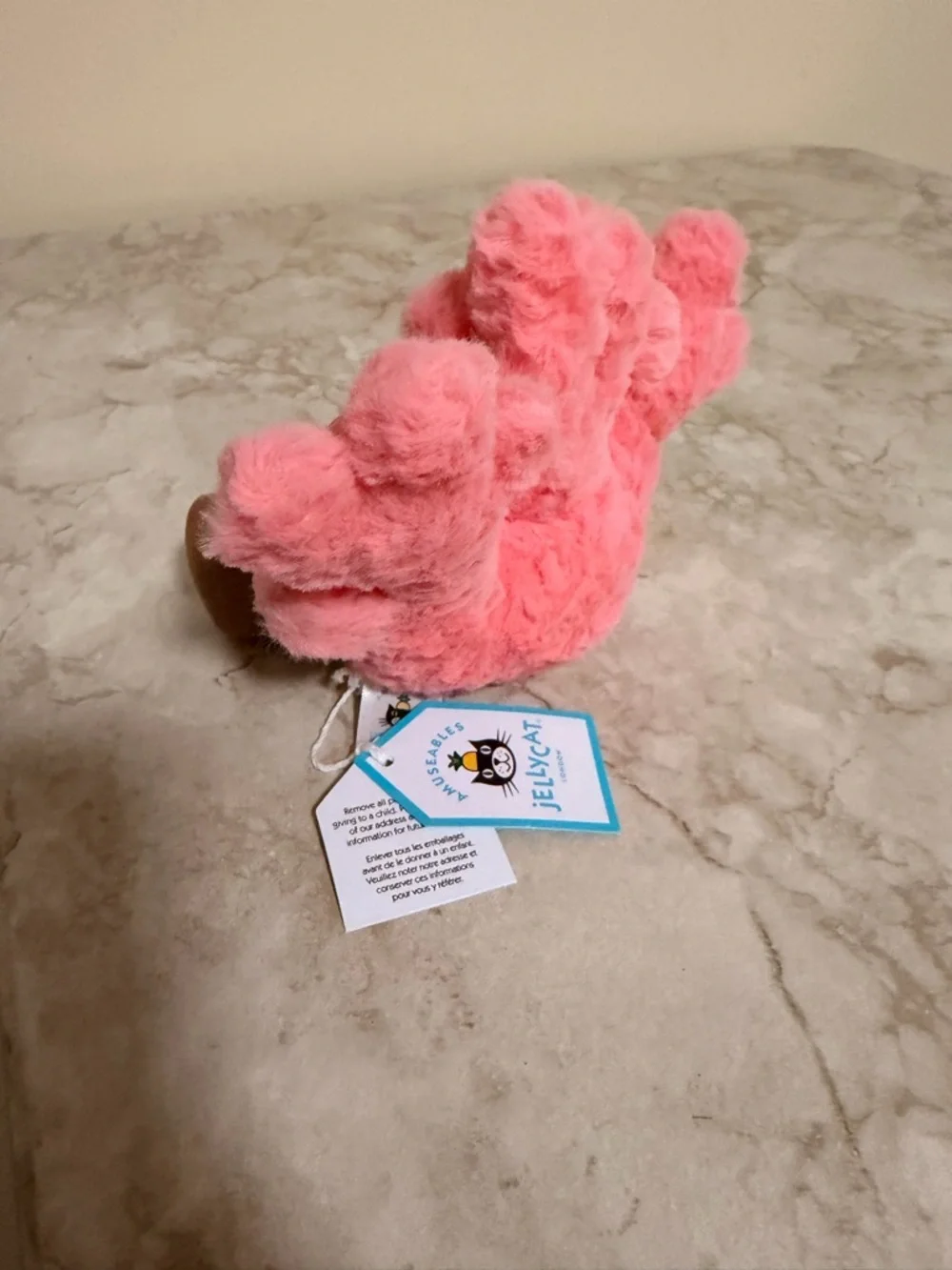 Jellycat my name is amuseables coral NWT with tags - Picture 2 of 6